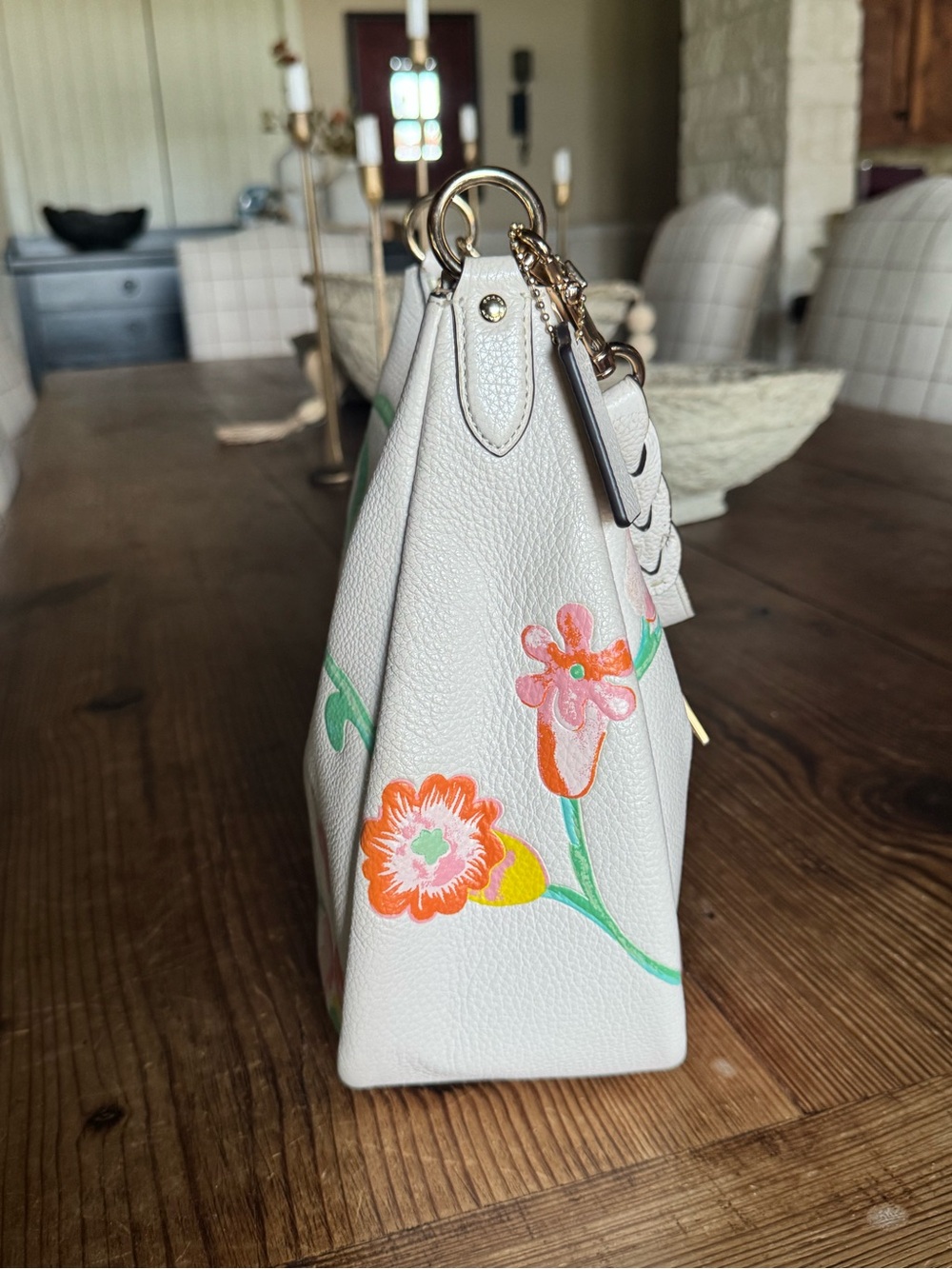 Coach Jules Hobo in Dreamy Land Floral Bag - Picture 14 of 17